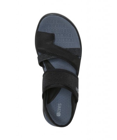 Call Me Washable Strappy Sandals Black $36.90 Shoes