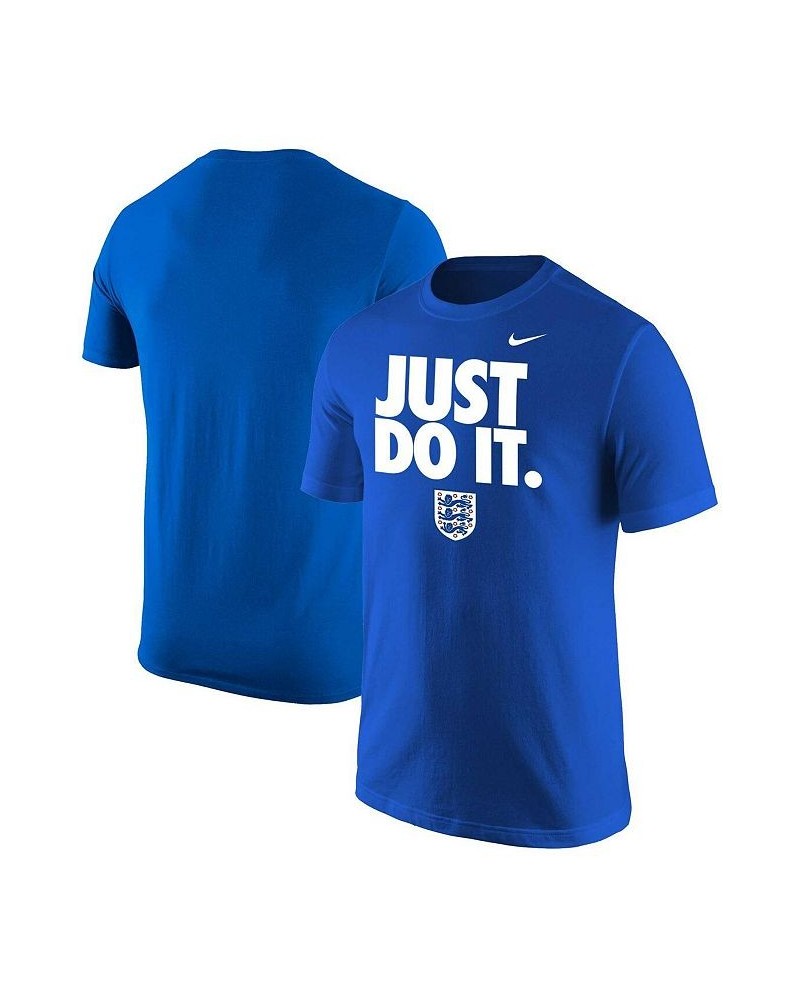 Men's Royal England National Team Just Do It T-shirt $22.39 T-Shirts