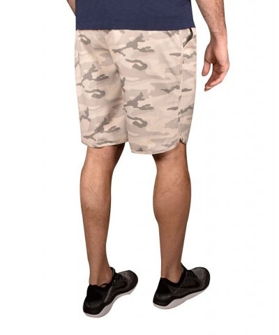 Men's Camo Print Hybrid Windjammer Shorts Tan/Beige $40.55 Shorts