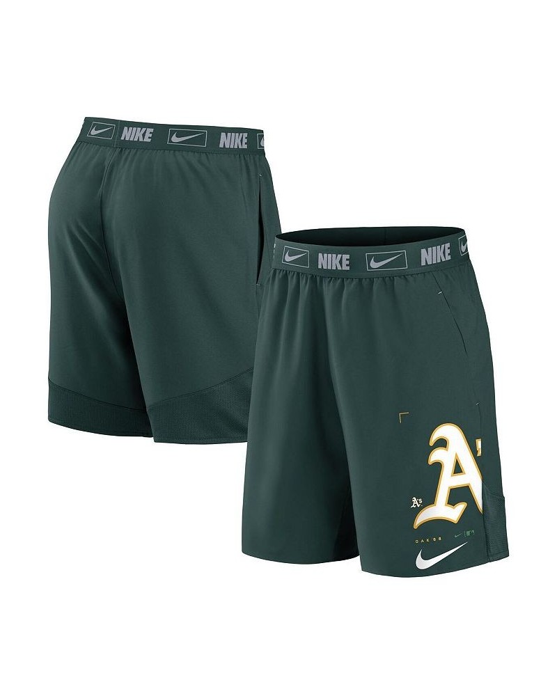 Men's Green Oakland Athletics Bold Express Performance Shorts $29.69 Shorts