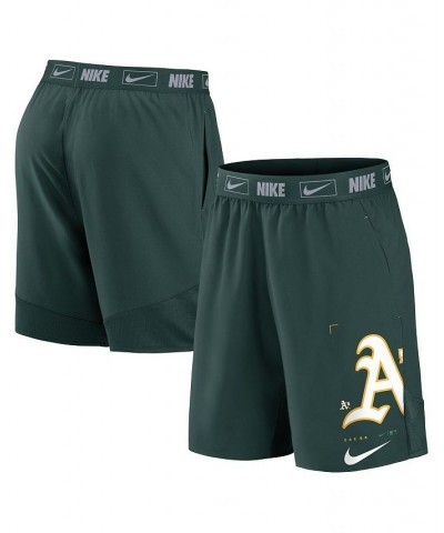 Men's Green Oakland Athletics Bold Express Performance Shorts $29.69 Shorts