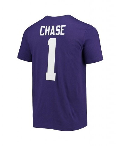 Men's Ja'Marr Chase Purple LSU Tigers Alumni Name and Number Team T-shirt $23.59 T-Shirts