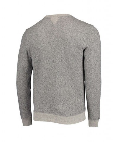 Men's Heathered Gray Los Angeles Lakers Marled French Terry Pullover Sweatshirt $36.29 Sweatshirt