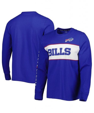 Men's Royal Buffalo Bills Peter Team Long Sleeve T-shirt $28.60 T-Shirts