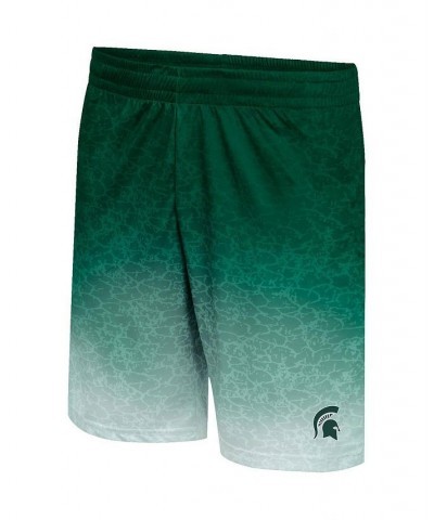 Men's Green Michigan State Spartans Walter Shorts $27.59 Shorts