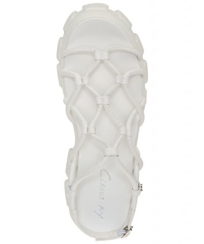 Greyson Strappy Lug Sole Sandals White $43.60 Shoes