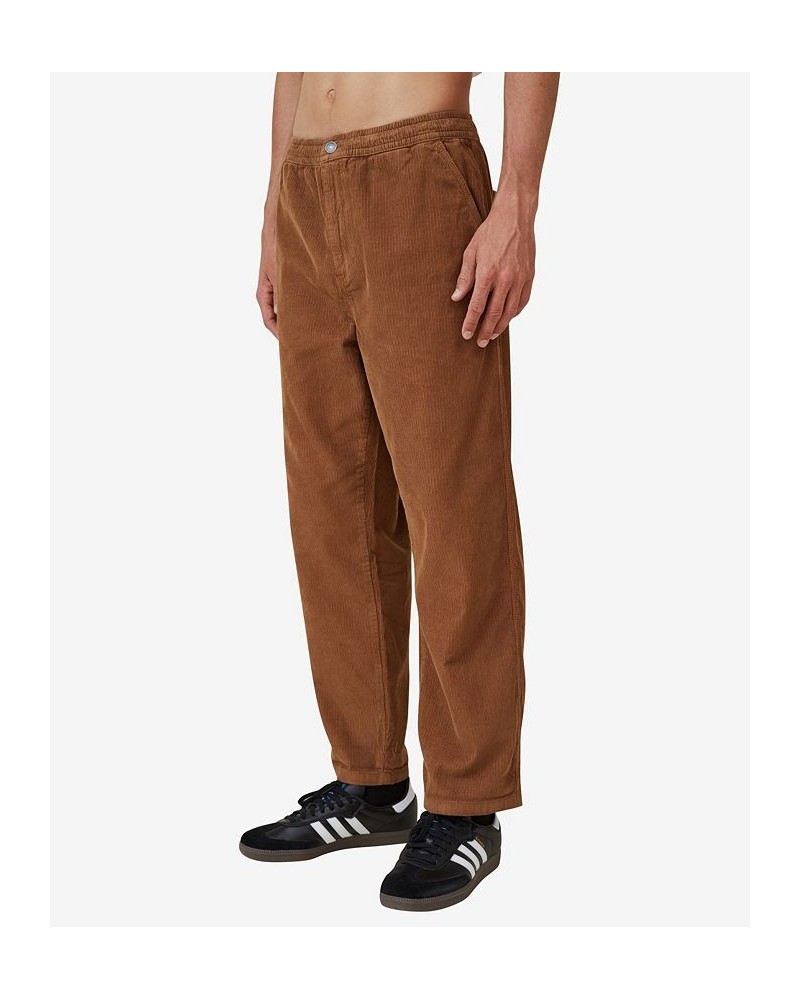 Men's Elastic Slim Fit Worker Pants PD06 $33.60 Pants