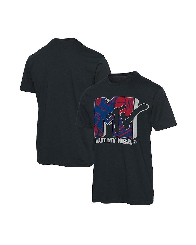 Men's Black NBA x MTV I Want My T-shirt $22.94 T-Shirts