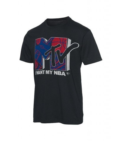 Men's Black NBA x MTV I Want My T-shirt $22.94 T-Shirts