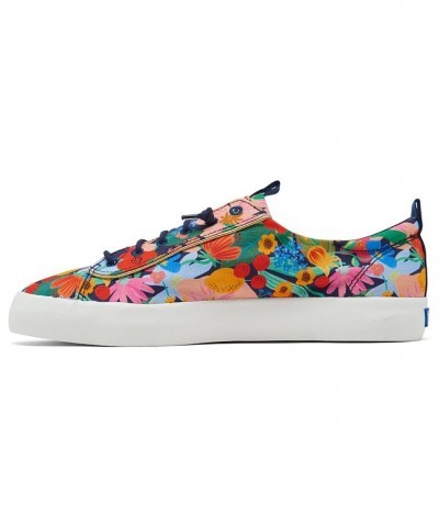 Women's x Rifle Paper Co Kickback Sicily Canvas Casual Sneakers Multi $40.85 Shoes