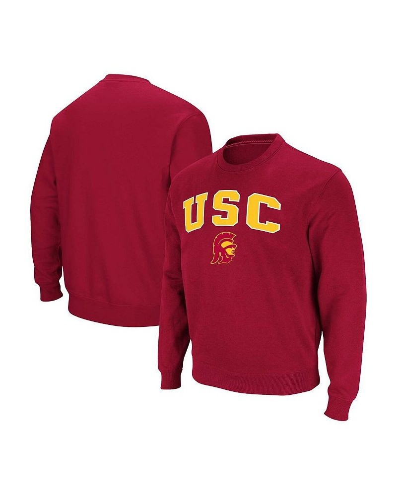 Men's Cardinal USC Trojans Arch & Logo Pullover Sweatshirt $32.39 Sweatshirt