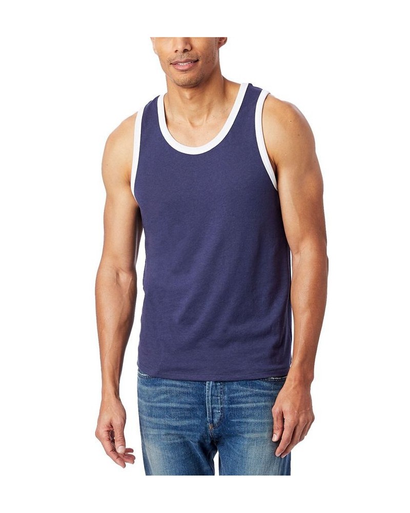 Men's Keeper Vintage-Like Jersey Ringer Tank Top PD03 $17.58 T-Shirts