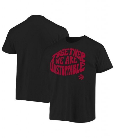 Men's Black Toronto Raptors Positive Message Enzyme Washed T-shirt $13.60 T-Shirts