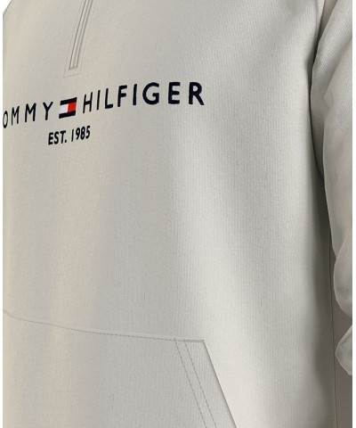 Men's Logo Mock-neck Sweatshirt Ivory/Cream $34.62 Sweatshirt