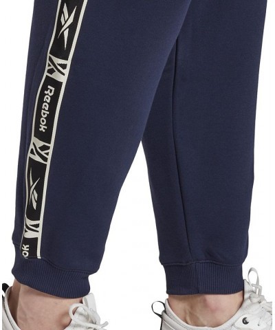 Men's Logo-Stripe Joggers Blue $20.80 Pants