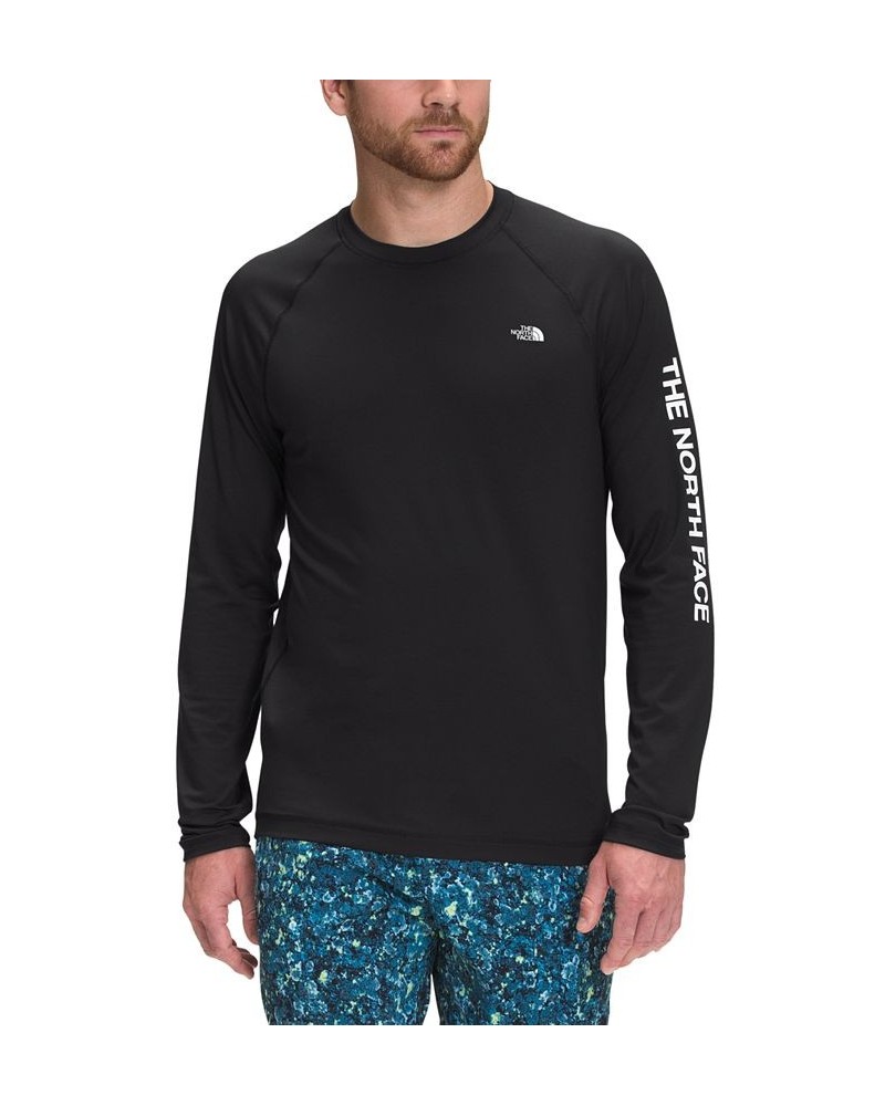 Men's Class V Standard-Fit Moisture-Wicking UPF 40+ Long-Sleeve Water T-Shirt Black $30.10 T-Shirts