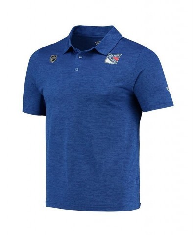 Men's Branded Blue New York Rangers Authentic Pro Clutch Polo Shirt $22.00 Polo Shirts