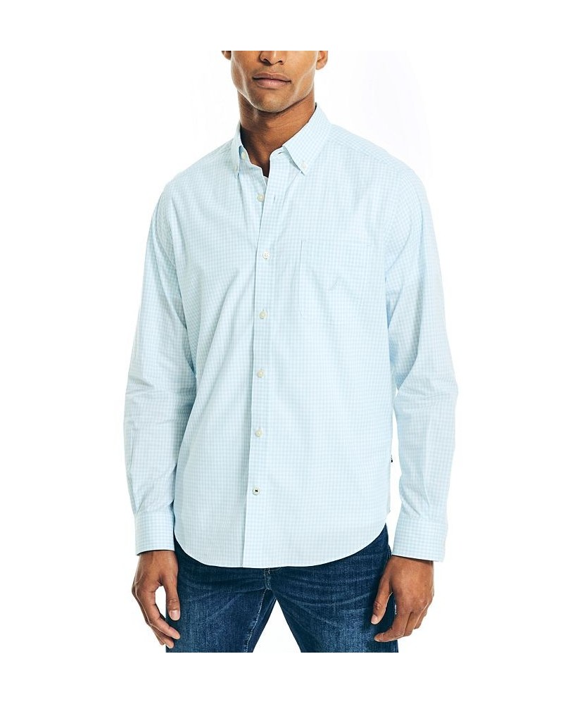 Men's Classic-Fit Long-Sleeve Gingham Check Poplin Shirt PD03 $35.09 Shirts