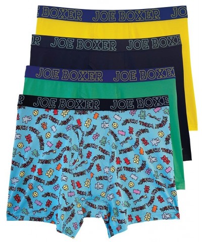 Men's Jiggle Bears Boxer Briefs, Pack of 4 Multi $24.48 Underwear