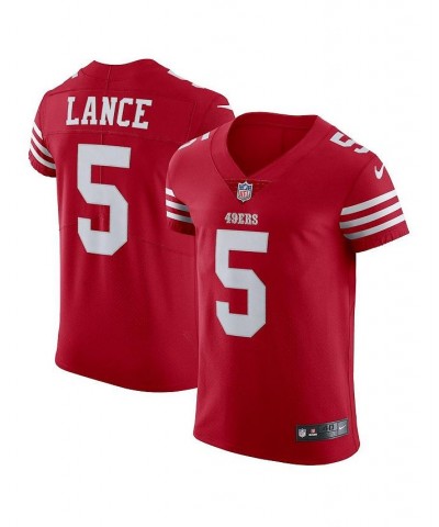 Men's Trey Lance Scarlet San Francisco 49ers Vapor Elite Jersey $112.23 Jersey