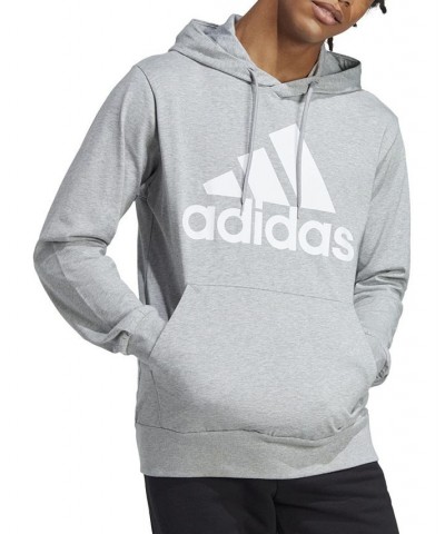 Men's Jersey Logo-Graphic Pullover Hoodie Gray $19.00 Sweatshirt