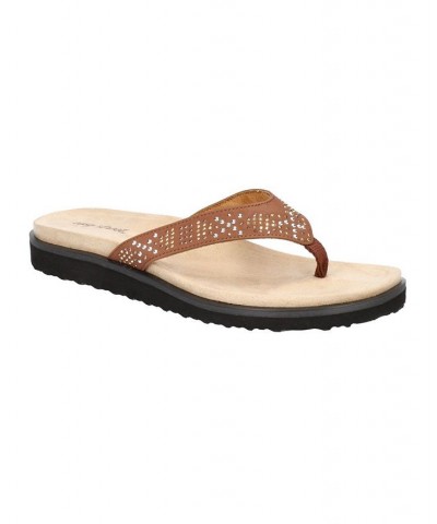 Women's Stevie Thong Sandals Tan/Beige $29.90 Shoes