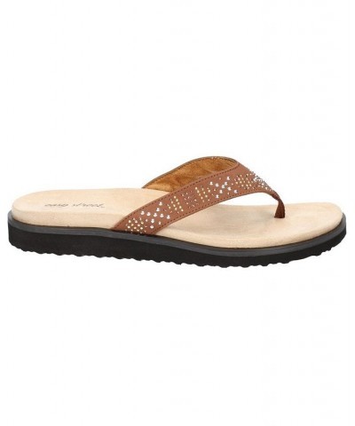 Women's Stevie Thong Sandals Tan/Beige $29.90 Shoes