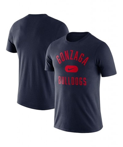 Men's Navy Gonzaga Bulldogs Team Arch T-shirt $16.51 T-Shirts