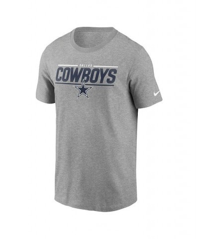 Men's Heathered Gray Dallas Cowboys Muscle T-shirt $18.45 T-Shirts