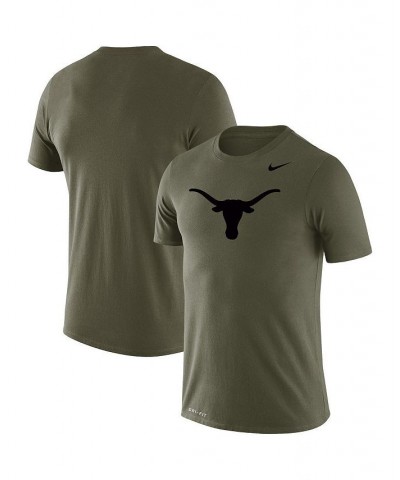 Men's Olive Texas Longhorns Tonal Logo Legend Performance T-shirt $21.00 T-Shirts