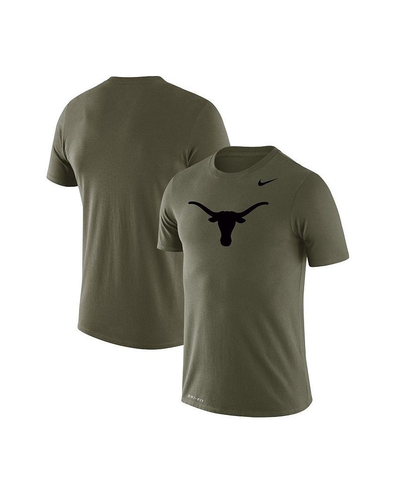 Men's Olive Texas Longhorns Tonal Logo Legend Performance T-shirt $21.00 T-Shirts