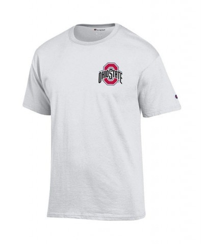 Men's White Ohio State Buckeyes Team Stack 2-Hit T-shirt $23.39 T-Shirts