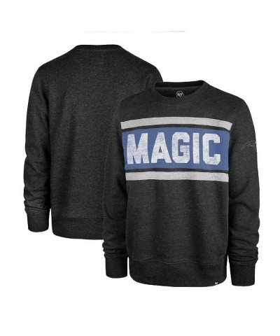 Men's Heather Black Orlando Magic Tribeca Emerson Pullover Sweatshirt $29.70 Sweatshirt