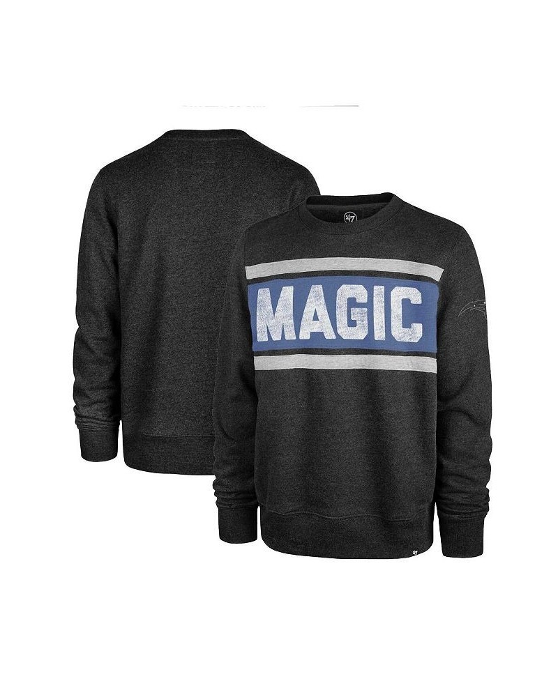 Men's Heather Black Orlando Magic Tribeca Emerson Pullover Sweatshirt $29.70 Sweatshirt