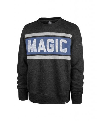 Men's Heather Black Orlando Magic Tribeca Emerson Pullover Sweatshirt $29.70 Sweatshirt