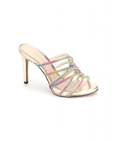 Women's Brooke 95 Twist Jewel Dress Sandals Multi $64.00 Shoes