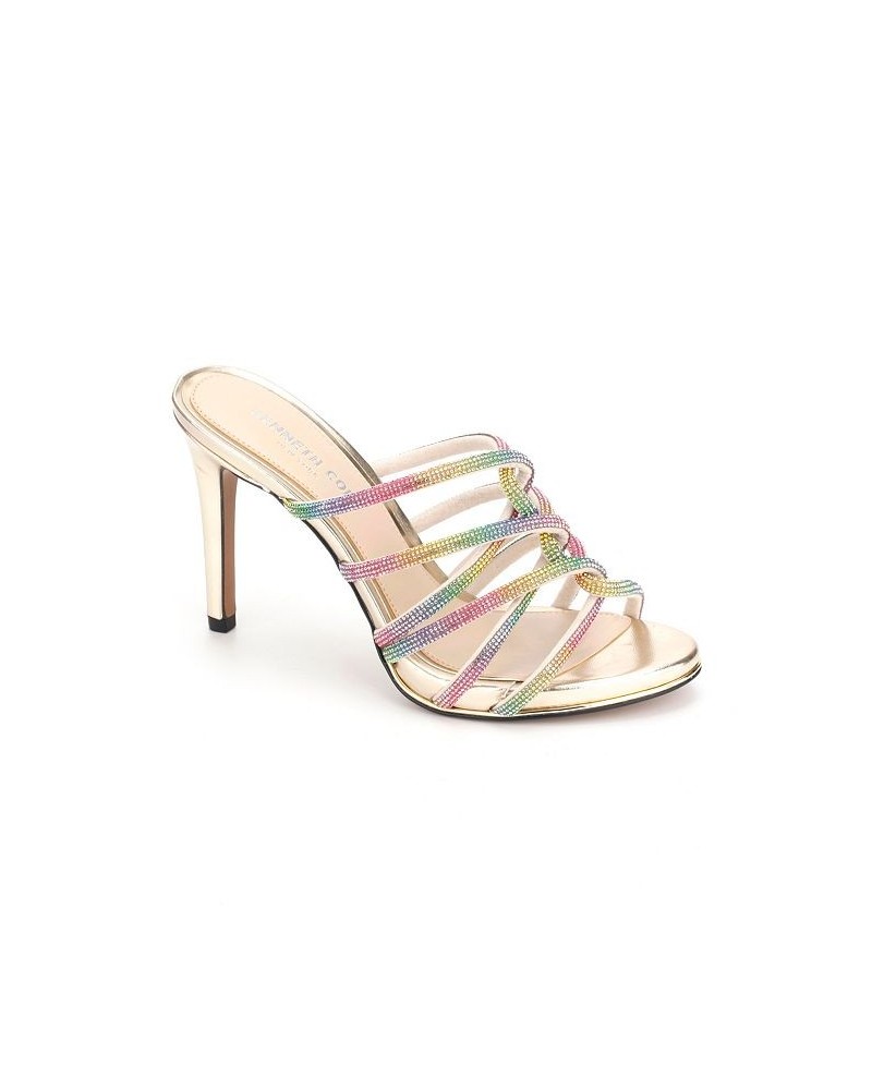 Women's Brooke 95 Twist Jewel Dress Sandals Multi $64.00 Shoes