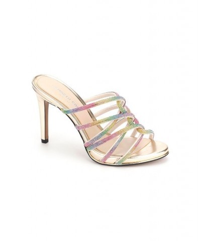 Women's Brooke 95 Twist Jewel Dress Sandals Multi $64.00 Shoes