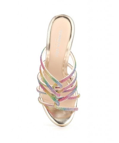 Women's Brooke 95 Twist Jewel Dress Sandals Multi $64.00 Shoes