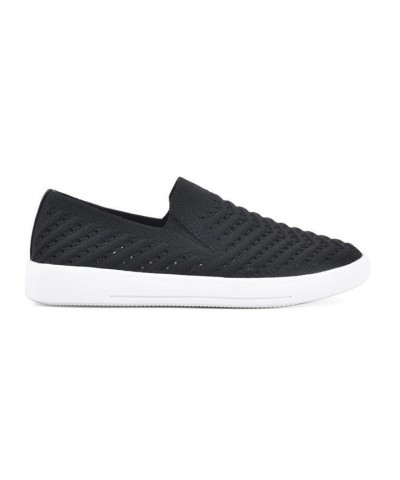 Women's Courage Slip-On Sneakers Black $31.74 Shoes