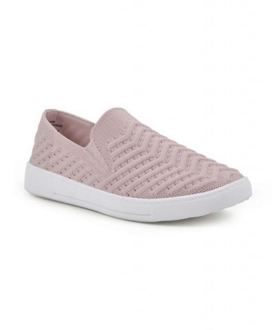 Women's Courage Slip-On Sneakers Black $31.74 Shoes