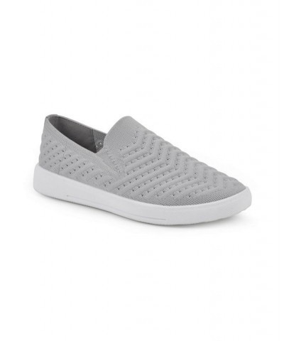 Women's Courage Slip-On Sneakers Black $31.74 Shoes