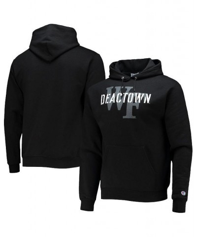 Men's Black Wake Forest Demon Deacons Deactown Pullover Hoodie $35.39 Sweatshirt