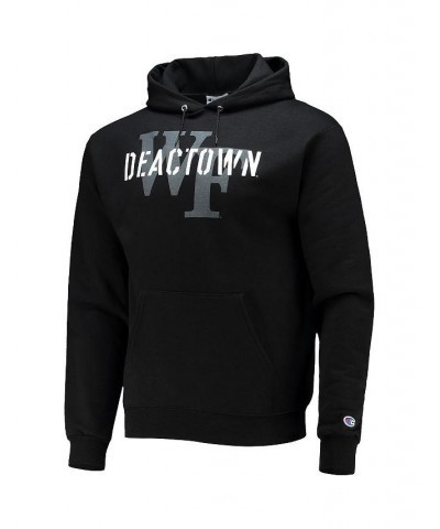 Men's Black Wake Forest Demon Deacons Deactown Pullover Hoodie $35.39 Sweatshirt