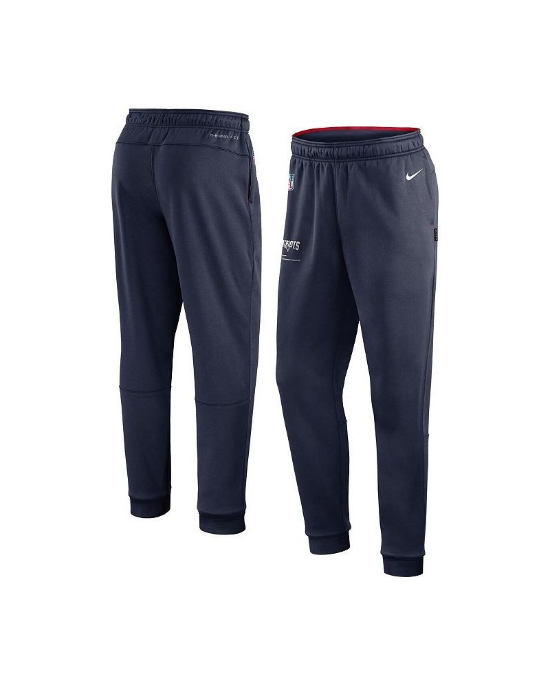 Men's Navy New England Patriots Sideline Logo Performance Pants $47.69 Pants