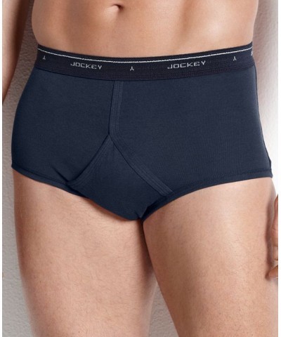 Men's Classic Collection Full-Rise Briefs 4-Pack Underwear Black/Grey Heather $14.68 Underwear