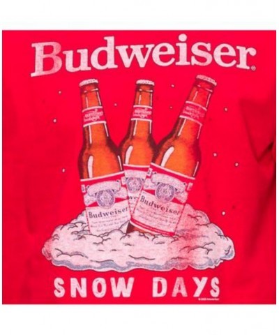 Men's Budweiser Snow Days Short Sleeve T-shirt $10.44 T-Shirts