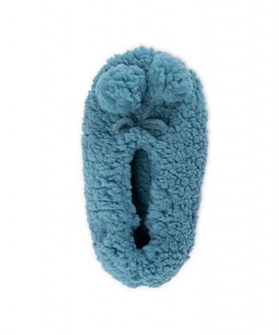 Women's Moisturized and Infused Ballerina Slipper Blue $15.60 Shoes