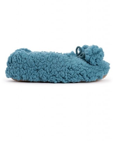 Women's Moisturized and Infused Ballerina Slipper Blue $15.60 Shoes