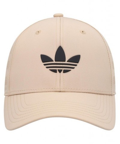 Men's Khaki Beacon Trefoil Snapback Hat $13.02 Hats